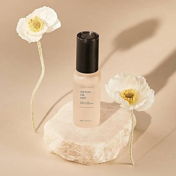 INCELLDERM Riman Vieton Oil Mist | 50ml | Bi-Phasic Hydration with Camellia Seed Oil & Seaberry Water | Korean Skincare Mist for Moisture, Balance & Radiance | Natural Facial Spritz Moisturizer-GlimoraGlow