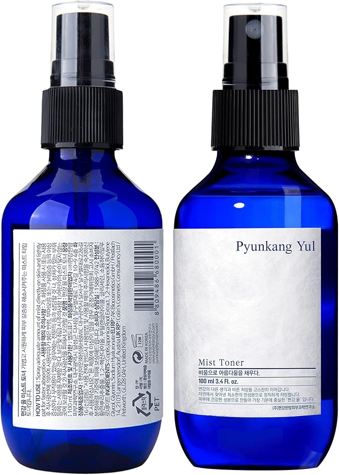 Pyunkang Yul Facial Mist Toner 3.4 Fl. Oz - Face Moisturizer Skin Care Korean Spray Toner for Oily and Combination Skin Types - Astringent for Face Certified as a Zero-Irritation - Watery Texture-GlimoraGlow