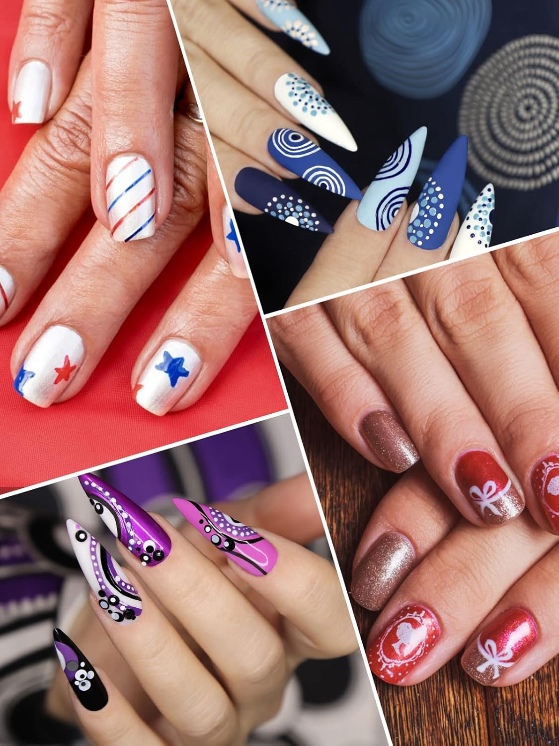 12 Color 3D Nail Art Pens Set, Kalolary Nail Point Graffiti Dotting Pen Drawing Painting Liner Brush for DIY Nail Art Beauty Adorn Manicure Tools-GlimoraGlow