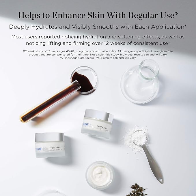 Beverly Hills MD Tight + Taut Ageless Complex – Anti-Aging Face Cream, Hydrating Cream with Peptides and Botanical Extracts – Targets Wrinkles, Fine Lines, and Sagging for a Youthful Glow, 50ml-GlimoraGlow