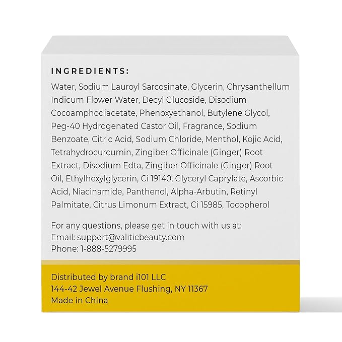 VALITIC Turmeric Kojic Acid Cleansing Pads - Exfoliating Dark Spot Remover for Face with Vitamin C, Alpha Arbutin, Niacinamide and Retinol - Kojic Acid And Turmeric Cleansing Pads - 60 Units-GlimoraGlow