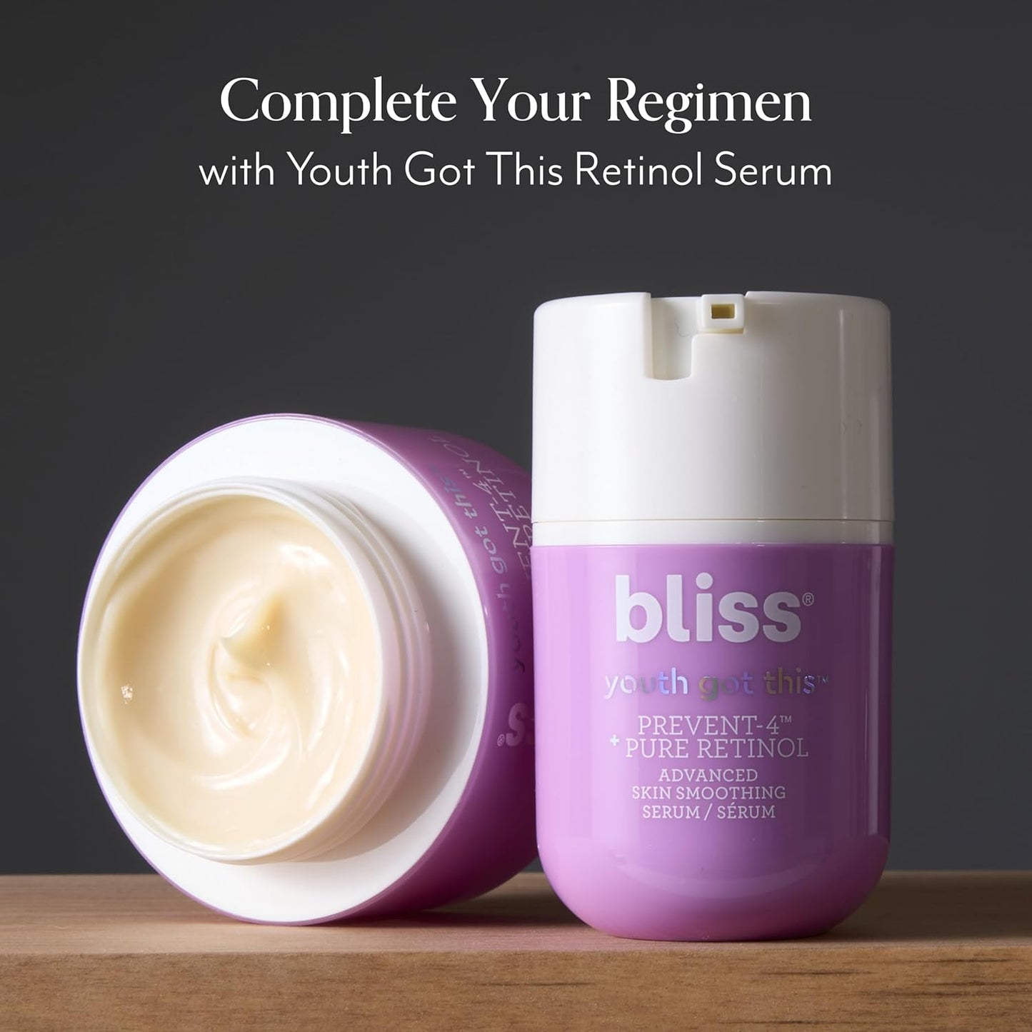 Bliss Youth Got This Retinol Moisturizer | Pure Retinol + PREVENT-4™ Complex for Fine Lines, Texture & Deep Hydration | Clean, Fragrance-Free, Vegan & Cruelty-Free | 50 mL-GlimoraGlow