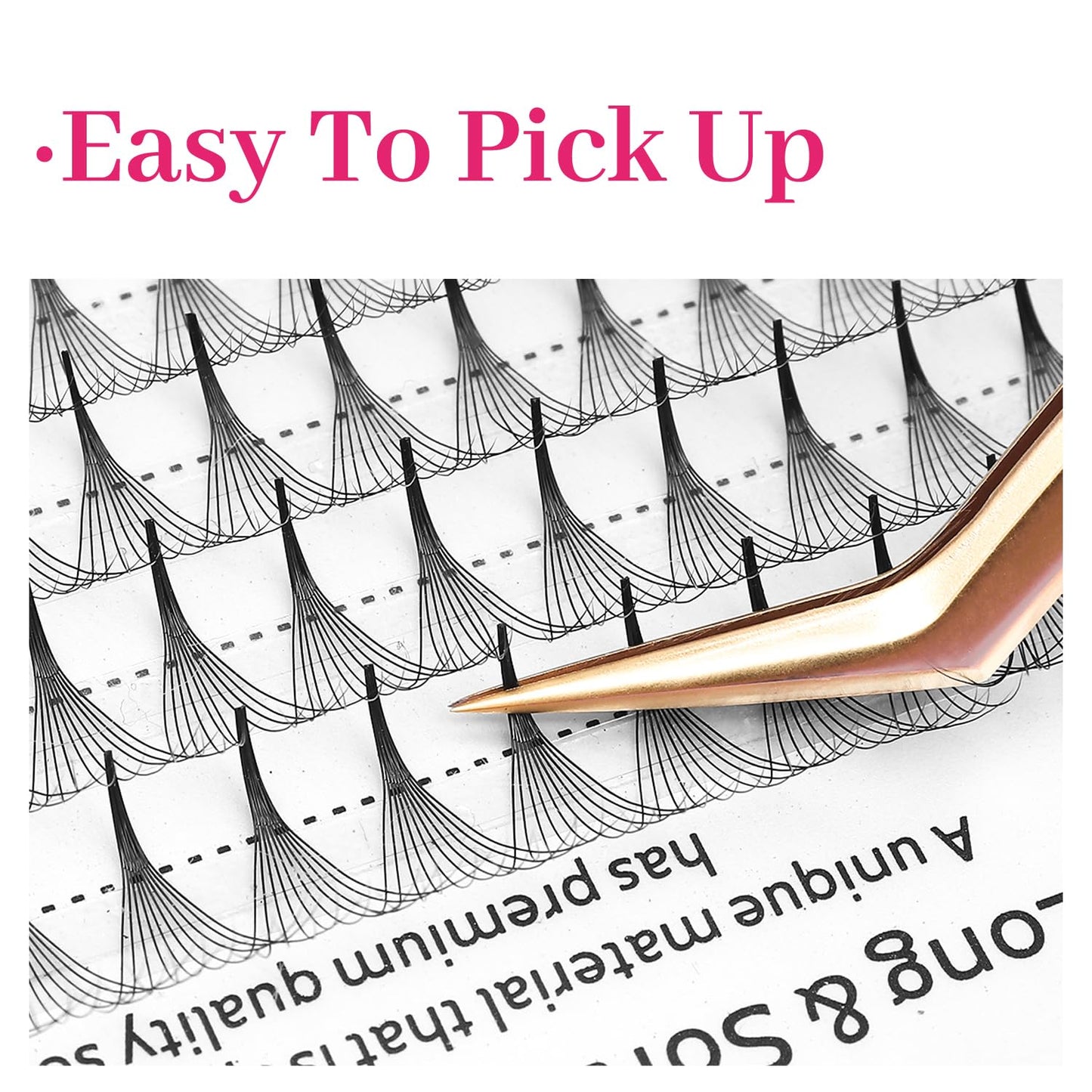 Premade Fans Eyelash Extensions 16D Volume Lash Extensions 0.03 Thickness Eyelash Extension D Curl Premade Lash Fans Mix 9-16mm Fluffy Soft Handmade Lash Fan(16D-0.03-D,9-16mm)-GlimoraGlow