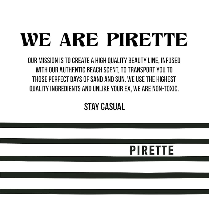 PIRETTE Dry Body Oil, Women’s Beach Inspired Hydrating Mist for Hair & Body, with Coconut Oil & Vitamin E, 4 Fl Oz-GlimoraGlow