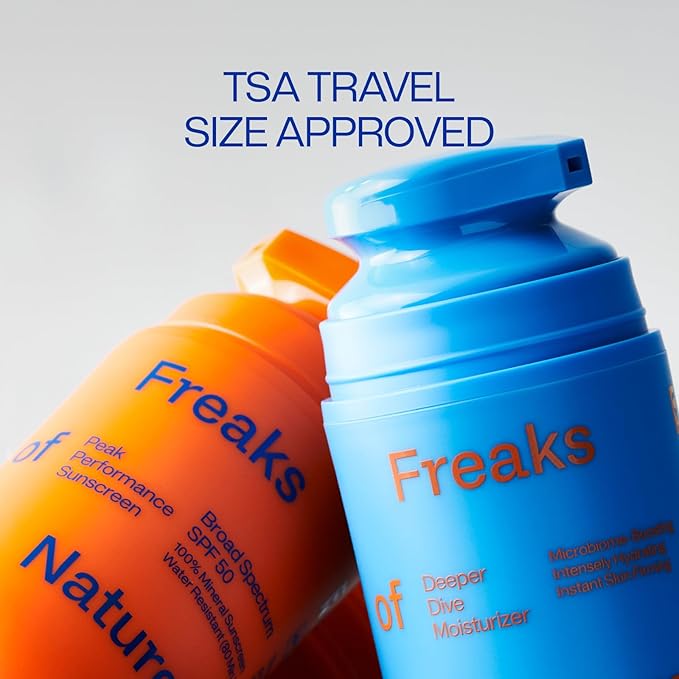 Endurance System Bundle | Deeper Dive Moisturizer Serum & Peak Performance SPF 50 | Hydrating, Firming, Sun Protection | Natural, Eco-Friendly, Reef-Safe, Cruelty-Free | All Skin Types-GlimoraGlow