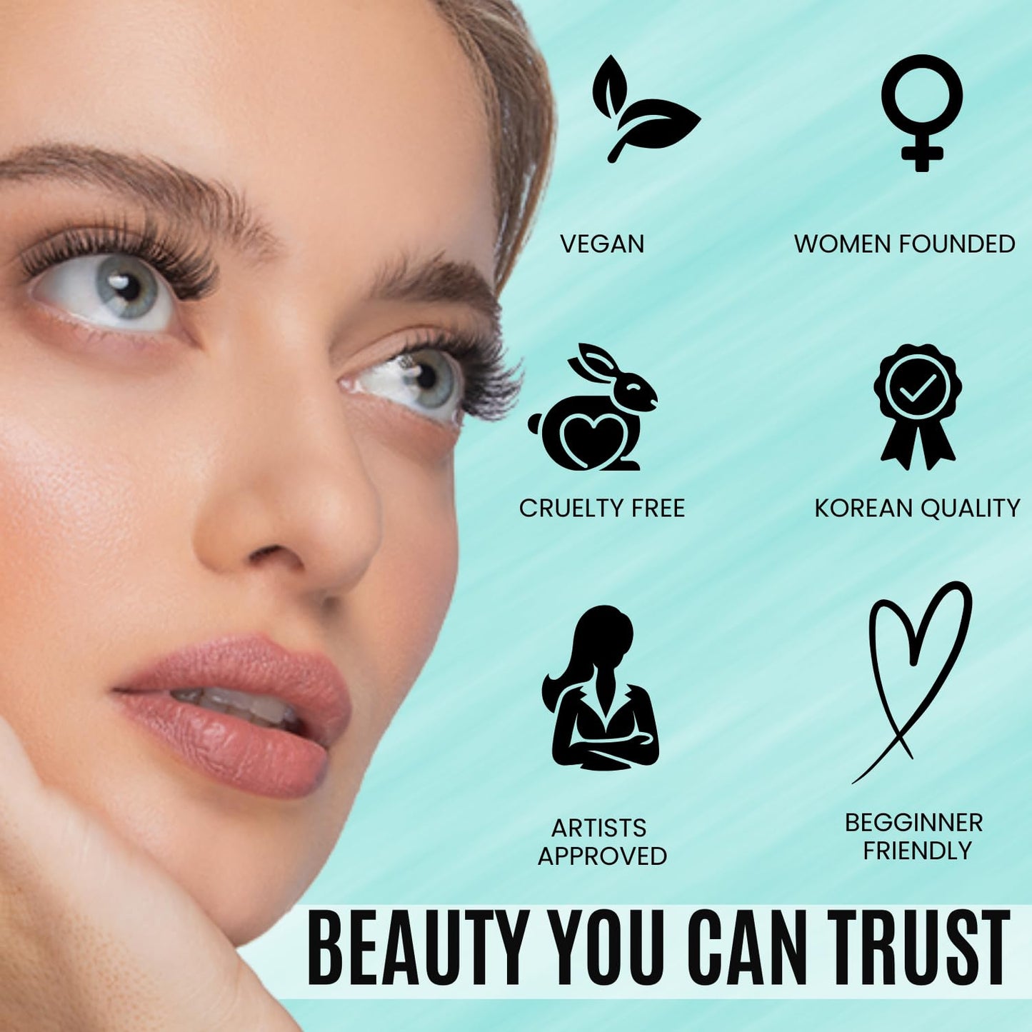 Gazelle Lash Shampoo with Brush – Gentle, Oil-Free Foaming Eyelash Extension Cleanser & DIY Lashes – Lash Cleaning Kit Removes Makeup, Dirt & Oil – No Irritation, No Burning – Salon & Home Use-GlimoraGlow