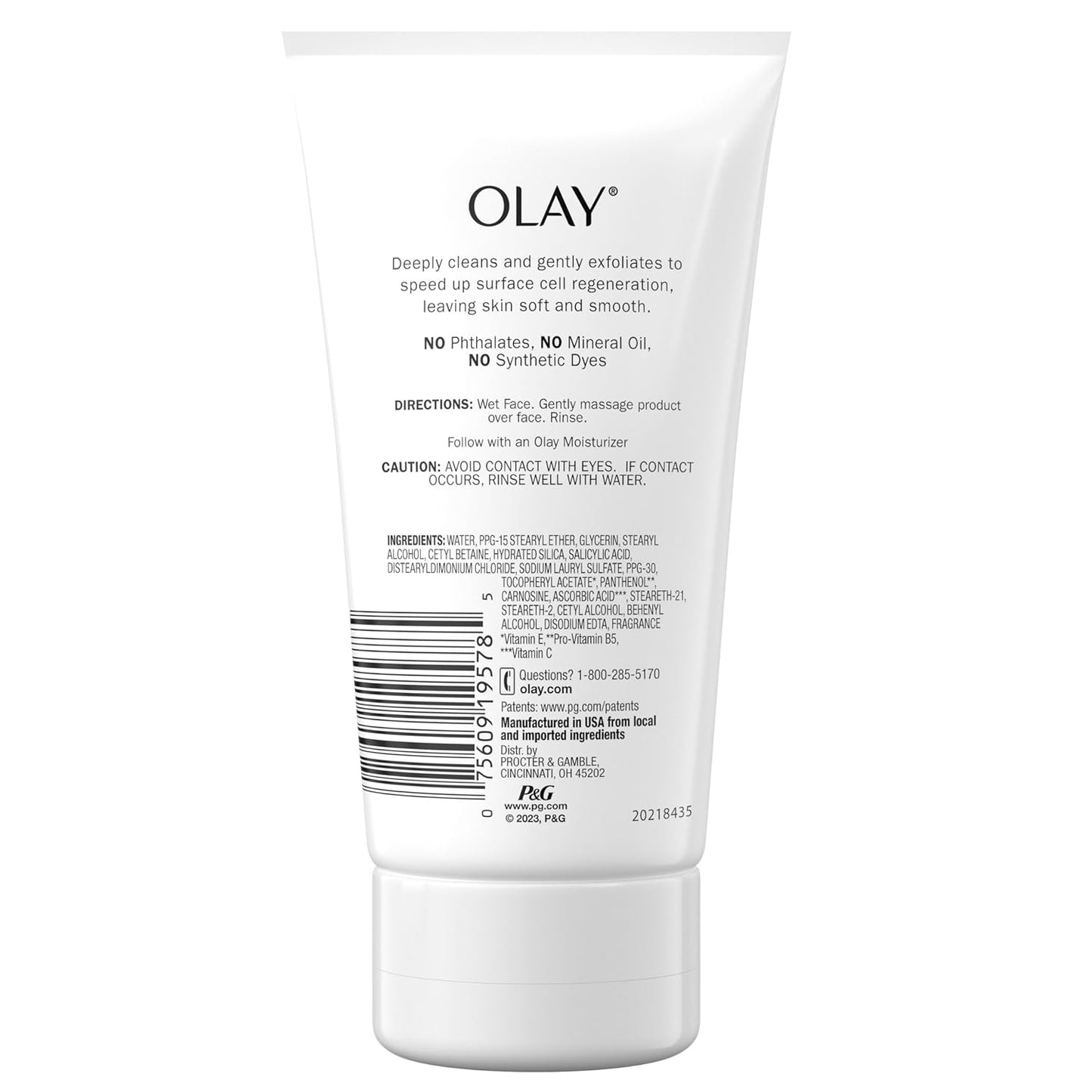 Olay Regenerist Regenerating Cream Cleanser Face Wash, 5 fl oz, Pack of 3-GlimoraGlow