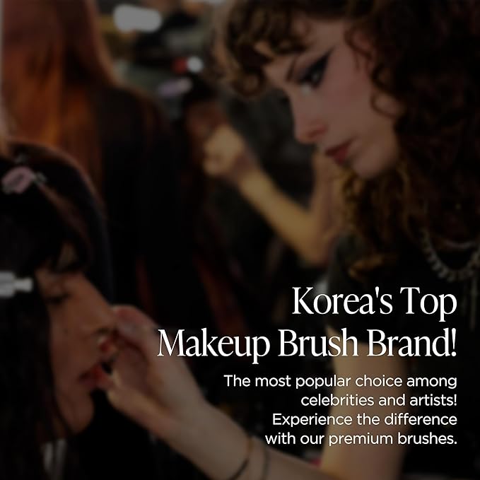 Piccasso 23 Small Blusher Brush – Precise Makeup Brush for Cheeks, Nose, and Chin, Soft Squirrel & Horse Hair for Delicate Application, Detail Face Brush for Daily Use, Korean Professional Beauty Tool-GlimoraGlow