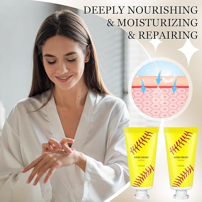 144 Pcs Softball Lip Balm Hand Cream Set Softball Accessories Softball Party Favors Including 36 Softball Lip Balm 36 Moisturizing Hand Cream 36 Bags 36 Softball Cards and Ropes for Kids Gifts-GlimoraGlow