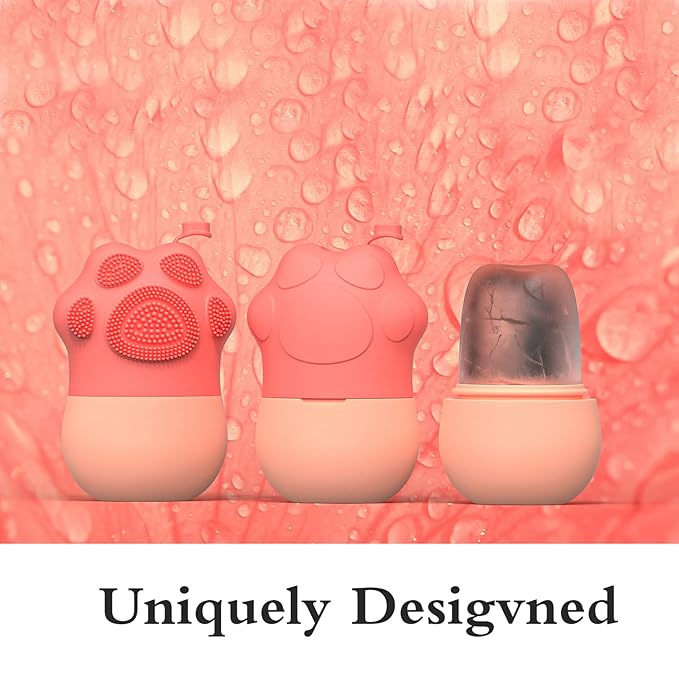 Ice Face Roller, Joyeee Silicone Ice Roller For Face and Eyes Puffiness Relief Reusable Face Ice Cubes Migraine Pain Relief Facial Ice Mold Skincare Tools Gifts for Women Beauty-GlimoraGlow