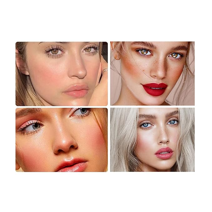 12 Color Concealer Palette & 12 Colors Blush Palette,Full Coverage Makeup,Corrector for Under Eye Dark Circles and Highlight Blush Palette Face Cosmetics Makeup-GlimoraGlow