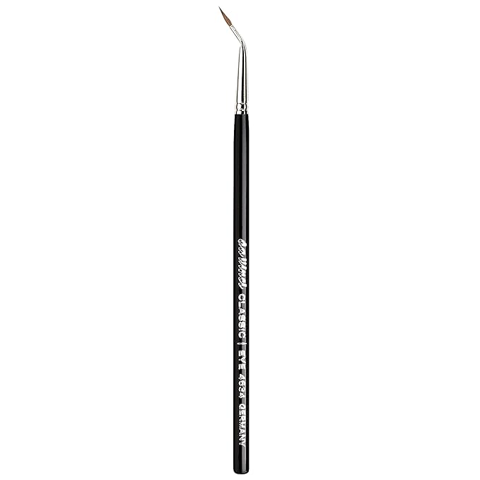 da Vinci Cosmetics Series 4634 Classic Eyeliner Brush, Bent Pointed Russian Red Sable, 20.4 Gram-GlimoraGlow