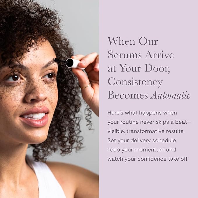 NULASTIN Eyebrow Serum for Thicker Looking Brows - BROW Shape Altering Serum - Reduce Shed & Encourage Fuller, More Youthful-Looking Brows - With Keratin & Peptides (0.1 Fl Oz)-GlimoraGlow