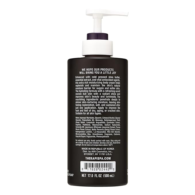 Scented Body Lotion for Women – Calming Moisturizer with Shea Butter, Ceramides & Panthenol to Soothe & Comfort Dry Skin – Suitable for All (Lavender, 17.0 fl oz)-GlimoraGlow