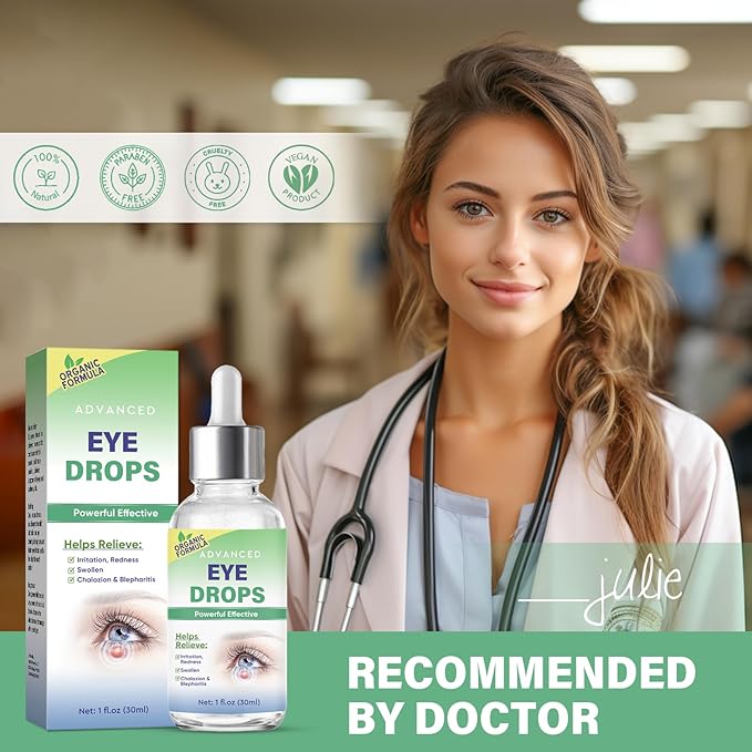 Stye Eye Treatment, Stye Eye Drops Serum for Styes Chalazion and Blepharitis, Chalazion Remover Fast Relief, Restore Healthier Eye Skin, 30ml-GlimoraGlow