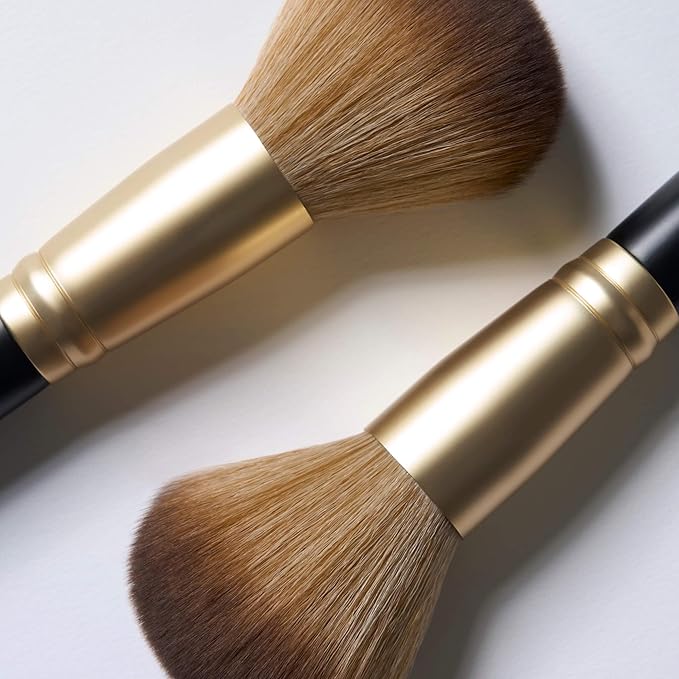 LAURA GELLER NEW YORK Setting Powder Brush - Makeup Brush for Setting - Set Face Makeup without Caking - Smooth Finish-GlimoraGlow