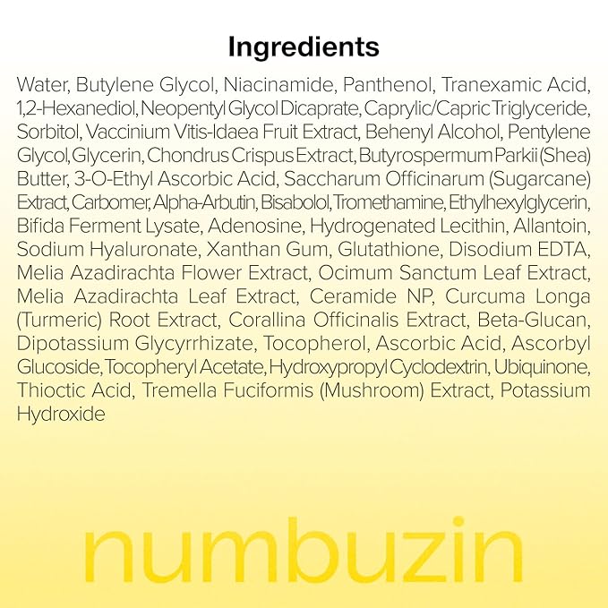 numbuzin No.5 Serum DUO | Tranexamic Acid 4%, Niacinamide 5%, Glutathione, Vitamin C | Vitamin Concentrated Serum | Hyperpigmentation| Suitable for Sensitive Skin | 2.02 fl. oz.-GlimoraGlow