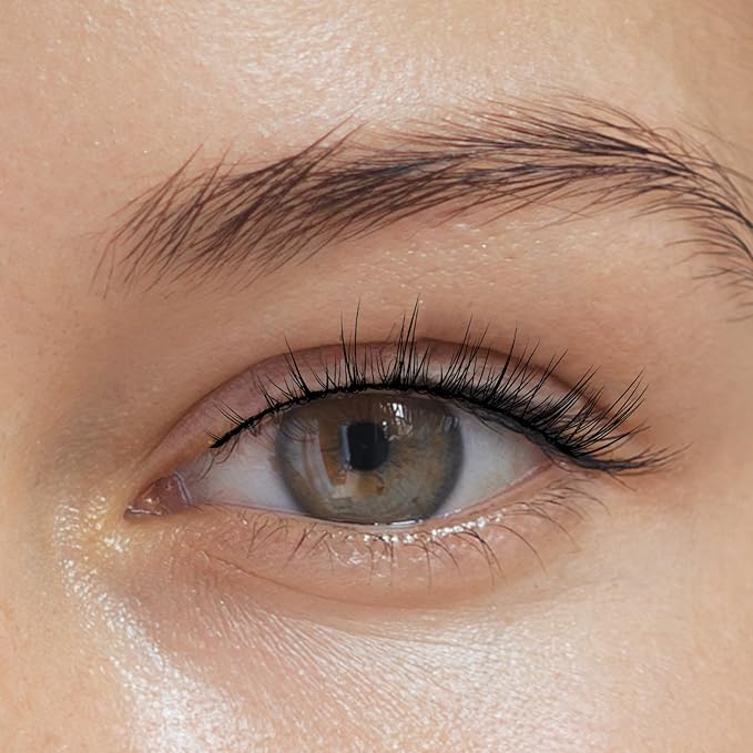 Natural Lashes Wispy Eyelashes Natural Look Short Lashes Pack 12mm Eyelashes C Curl False Lashes Thinner Band 3D Volume Fake Eyelashes 7 Pair Siligli-GlimoraGlow