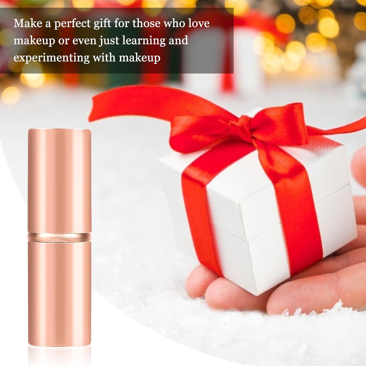 Falliny Retractable Kabuki Makeup Brush, Angled Travel Powder Blush Brush Foundation Makeup Brush with Cover for Blush, Sunscreen,Bronzer, Buffing, Concealer,Highlighter, Powder Cosmetics-GlimoraGlow