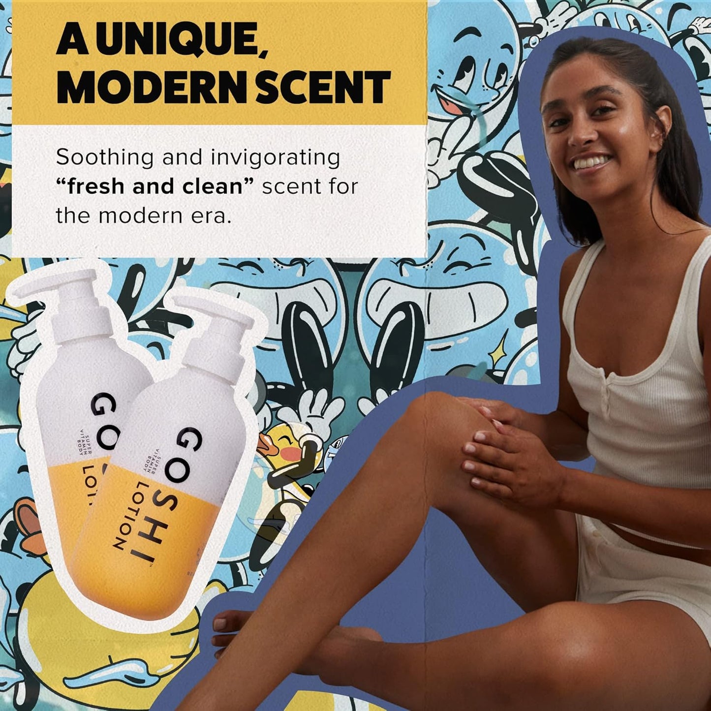 GOSHI Super Vitamin Body Lotion 20 oz - pH-Balanced Moisturizing Body Lotion for Men and Women - For All Skin Types-GlimoraGlow