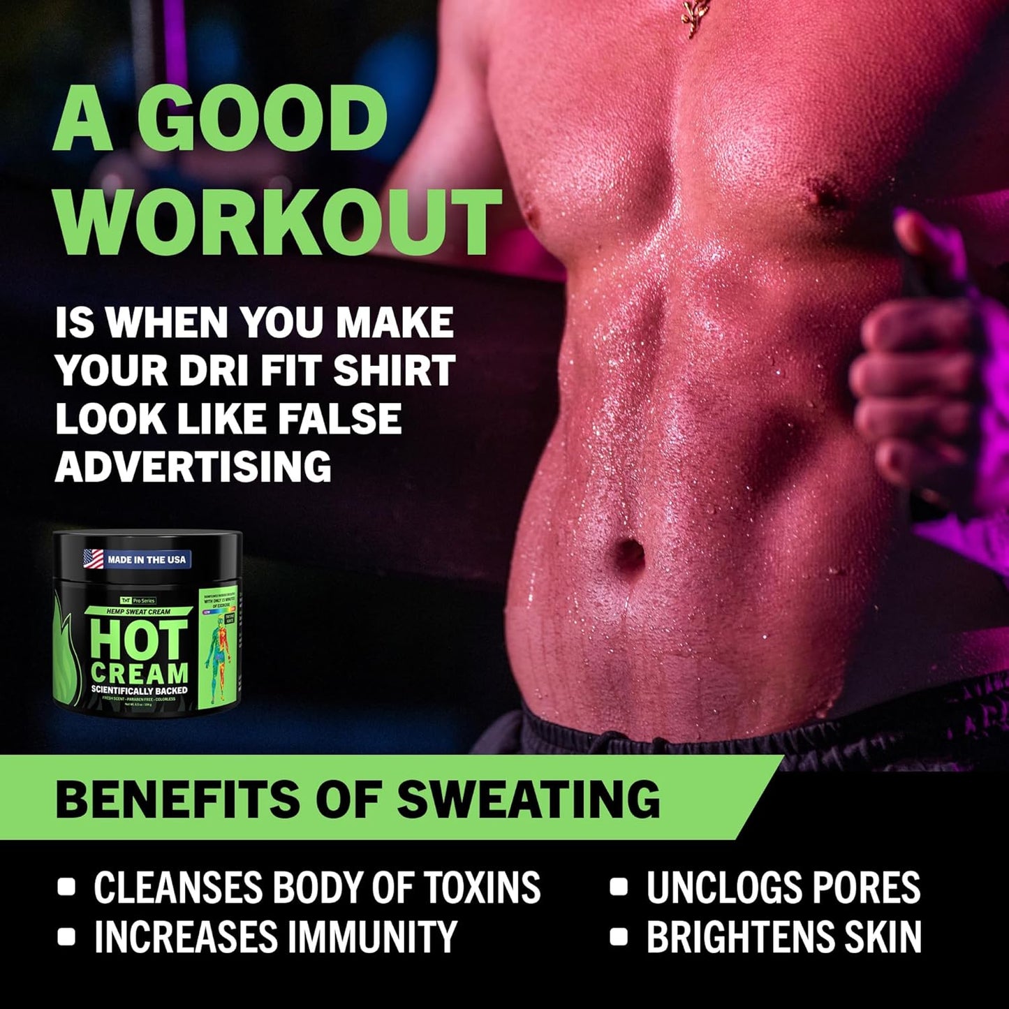 TNT Pro Ignite Sweat Cream – Pre-Workout Hot Gel for Firming & Tightening-GlimoraGlow