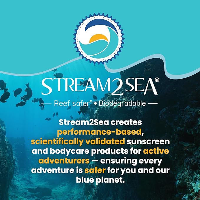 STREAM 2 SEA SPF 20 Mineral Sunscreen Biodegradable and Reef Safe, 1 Fl oz Pack of 3 Travel Size Paraben Free Non Greasy, Moisturizing Mineral Sunscreen For Face, Body Protection Against UVA and UVB-GlimoraGlow