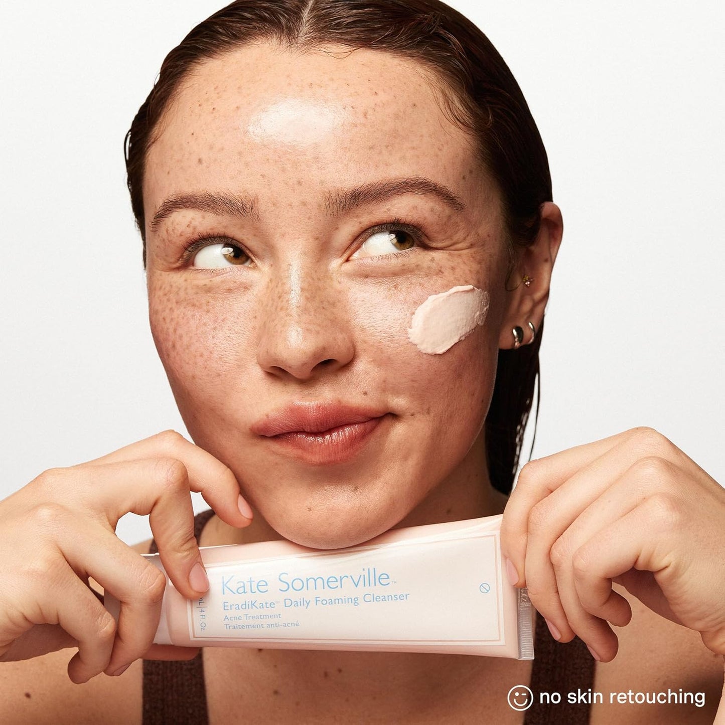 Kate Somerville EradiKate 3% Sulfur Daily Foaming Cleanser Acne Treatment – Clinically Formulated Medicated Face Wash Balances Skin & Cleans Pores, 4 Fl Oz-GlimoraGlow