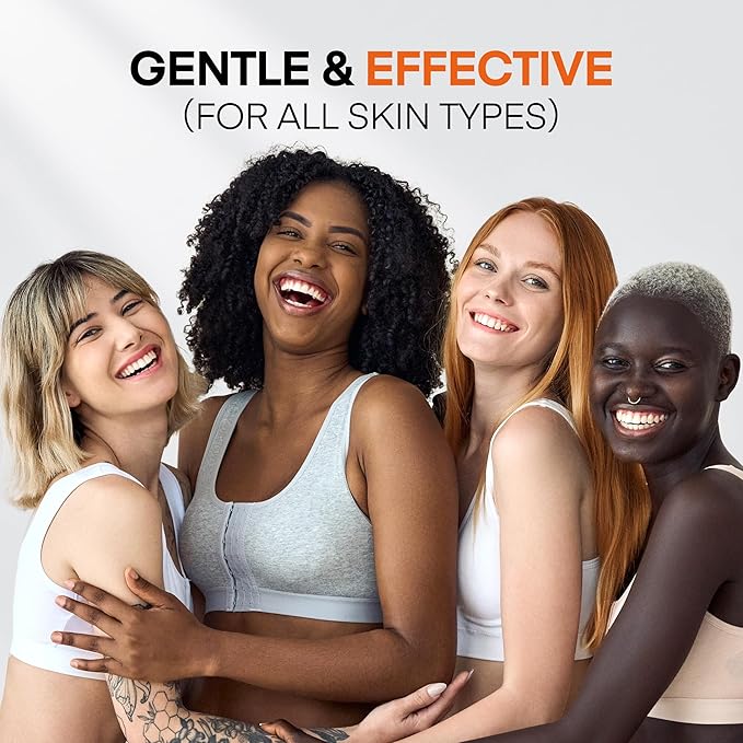 Super Vitamin C Serum for Women Over 70: Niacinamide, Vitamin C, Hyaluronic Acid, Peptides, Vitamin E, Caffeine, Bakuchiol, Hydrating, Lifting, Face Wrinkle & Age Spots Reduction-GlimoraGlow