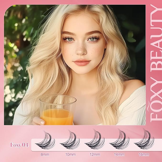 Lash Clusters - Lash Clusters Kit Mix Manga Lases 360pcs Eyelash Clusters Spiky Lases Clusters DIY at Home No Glue Included-GlimoraGlow