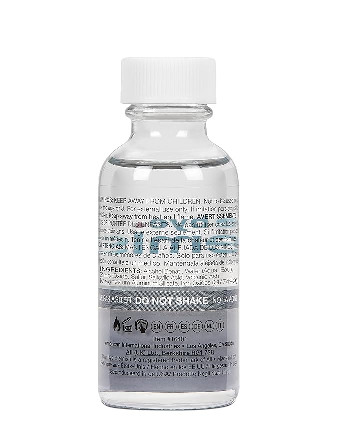 Bye Bye Blemish Drying Lotion Volcanic Ash | Acne Drying Solution To Assist With Blemish Prevention | 1 Fl. Oz.-GlimoraGlow