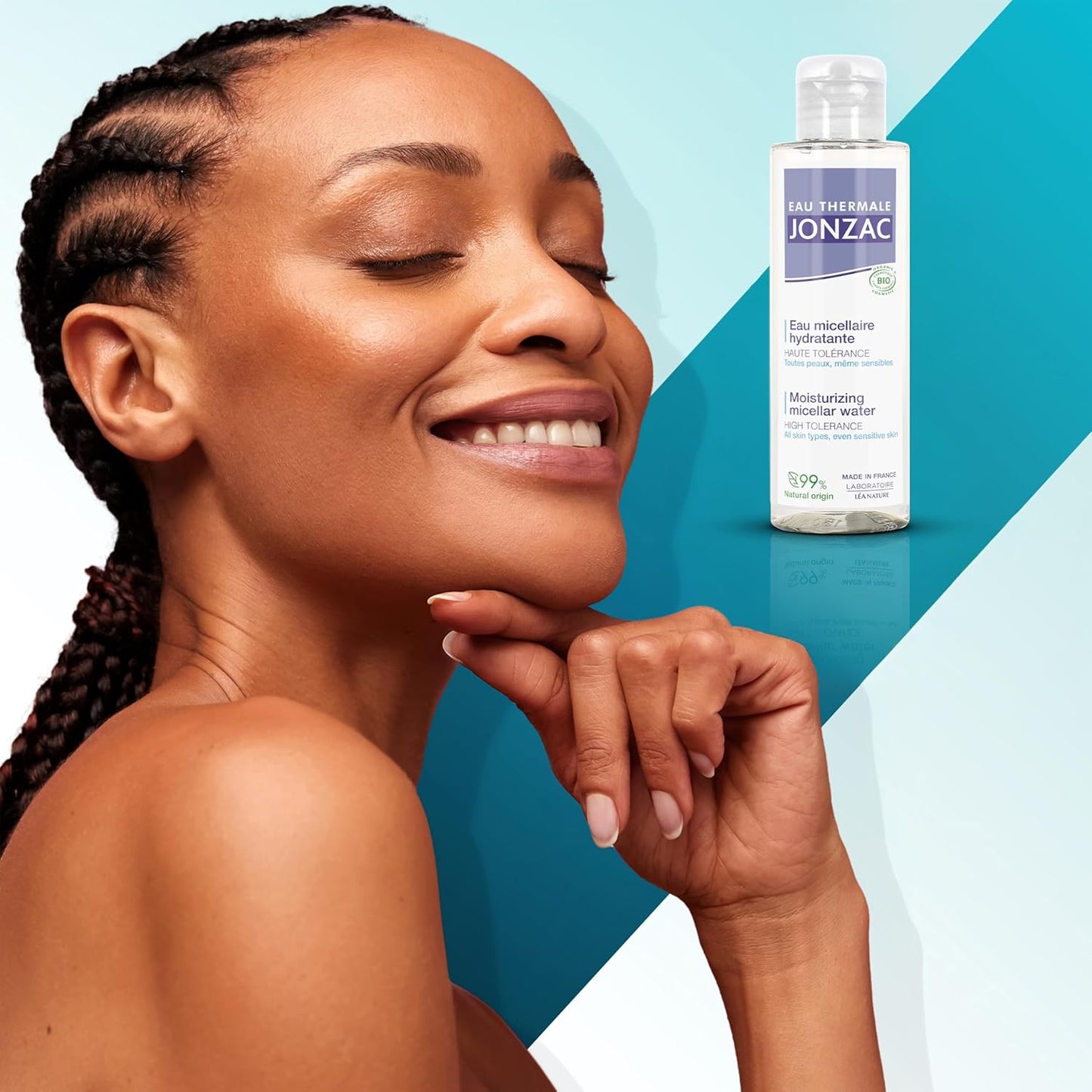 99% Organic Micellar Water - Natural Eye & Face Makeup Remover - Hydrating Thermal Water - for Sensitive Skin - Non-Toxic - Agua Micelar Orgánica - Travel Size - 3.38 Fl Oz-GlimoraGlow