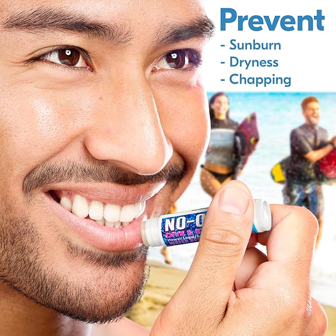 Moisturizing SPF 44 Lip Balm - Spf Lip Balm with Vitamin E | Broad Spectrum | Moisturizing | Vegan | Water Resistant Vanilla Flavor | 0.15 oz | 3 Pack-GlimoraGlow