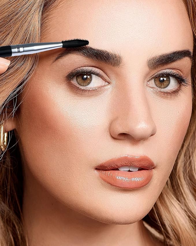 EIGSHOW Dual-Ended Precision Eyebrow Brush and Comb for Eyeliner Lining, Sculpting Brows, Professional Eye Makeup Tools (D109)-GlimoraGlow