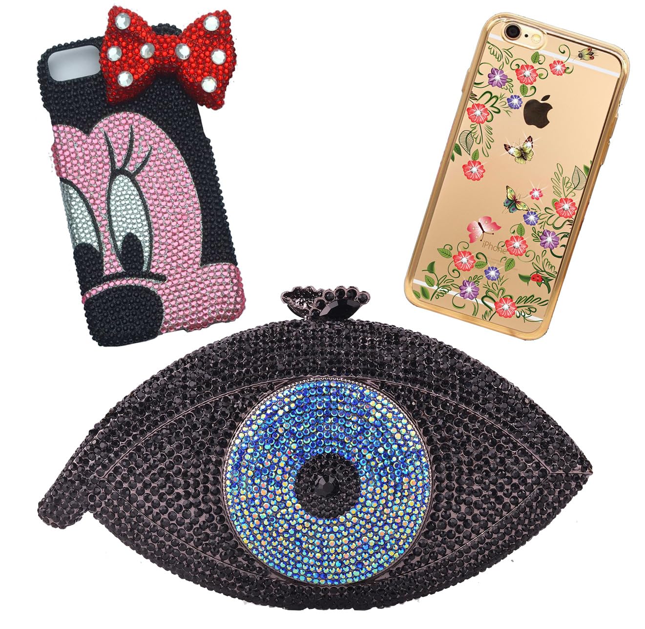 1500 Pieces SS16 4mm Flatback Rhinestones Clear Glass Round Gems Crystals for Nail Art DIY Crafts Clothes Shoes Bags (Aqua Blue)-GlimoraGlow