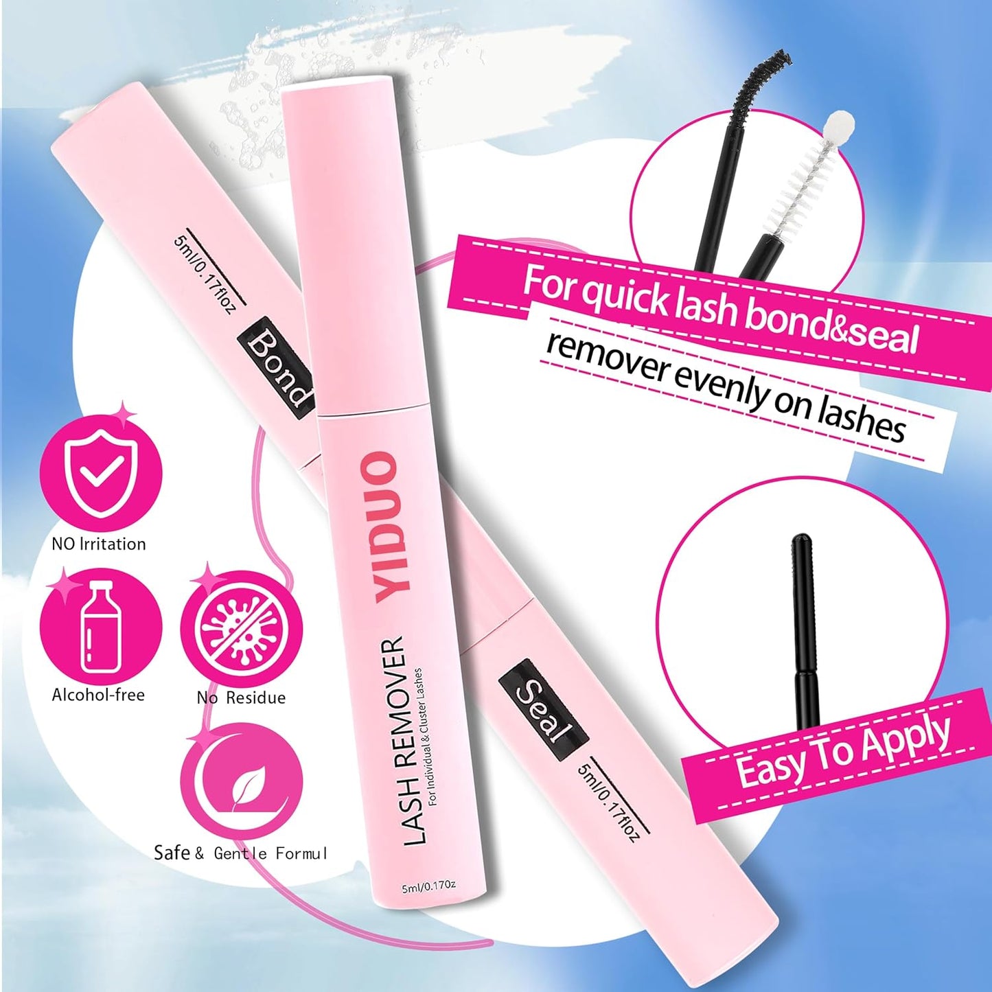 D Curl Volume Fake Eyelashes Lashes Cluster Kit Wispy Faux Mink Lashes 696Pcs Bulk Packs, DIY Individual Eyelash Extensions Wholesale Combo Pack with Glue|Tweezers|Removers-GlimoraGlow