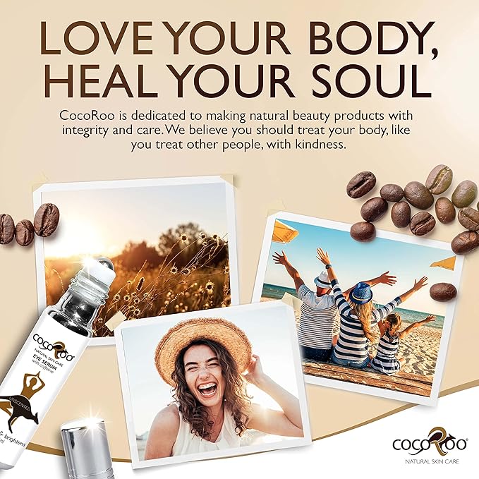 Caffeinated Eye Serum, Nutrient-Dense, 100% Pure, Natural & Vegan (Unscented)-GlimoraGlow