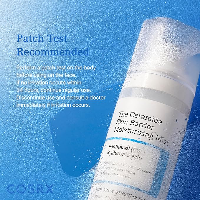 COSRX Barrier Cream Face Mist - Milky Toner with Ceramide & Hyaluronic Acid, Hydrating and Soothing Facial Spray for All Skin Types, 4.06 fl.oz, Korean Skin Care-GlimoraGlow