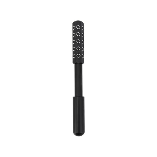 KOTOMI Facial Massage Roller, 30 Germanium Stone Facial Roller for Face Beauty Massage, Helps Blood Circulation, Reduces Puffiness and Redness, Self-Care Gift for All Ages (Black)-GlimoraGlow