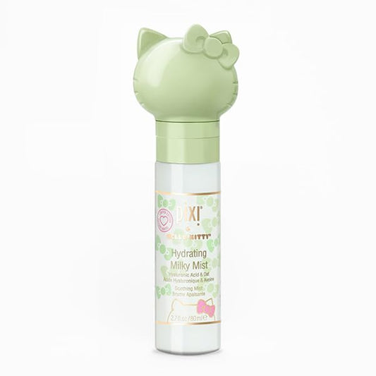 Pixi Beauty + Hello Kitty Milky Mist 2.70 Fl Oz | Hydrating Moisturizer for Dry Skin | Infused with Hyaluronic Acid-GlimoraGlow