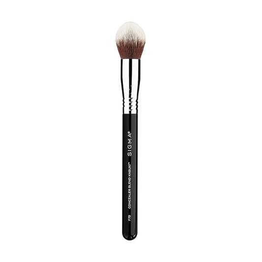 Sigma Beauty F79 Concealer Blend Kabuki Brush – Tapered Concealer Brush for Stippling Any Color-Correcting or Concealing Formula, Use Professional Makeup Brush with Liquid, Cream, or Powder Products-GlimoraGlow