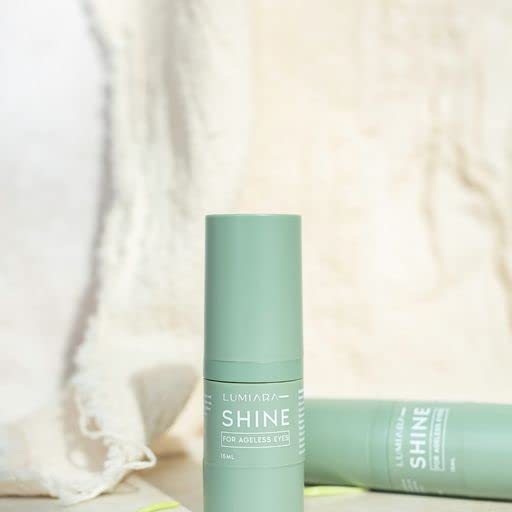 Lumiara Shine Anti Aging Eye Serum - Hydrating and Brightening Serum For All Ages & Skin Types - Organic, Paraben Free, Cruelty Free & Plant Based Wrinkle Reduction - Made In The USA - 15 ml-GlimoraGlow