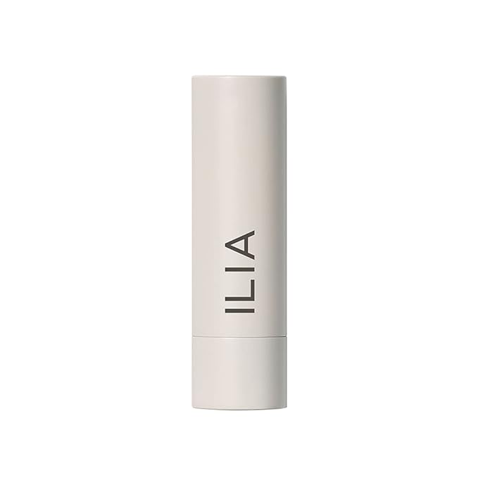 ILIA - Balmy Tint Hydrating Lip Balm | Non-Toxic, Cruelty-Free, Moisturizing + Sheer, Buildable Lip Color (Faded, 0.15 oz | 4.4 g)-GlimoraGlow