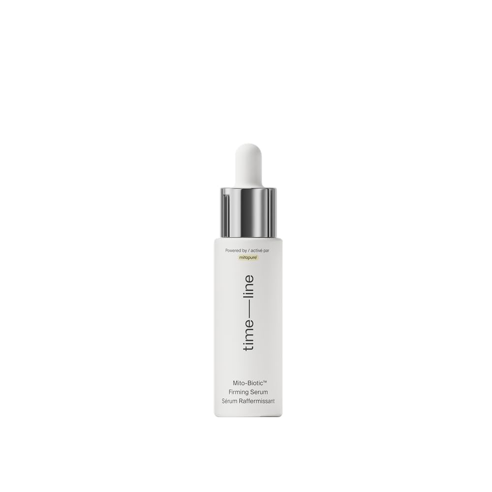 Timeline Mito-Biotic™ Travel Size Firming Serum Anti-Aging Treatment With Antioxidants - Lifting, Brightening, Hydrating & Wrinkle Reducing For All Skin Types - .5mL-GlimoraGlow