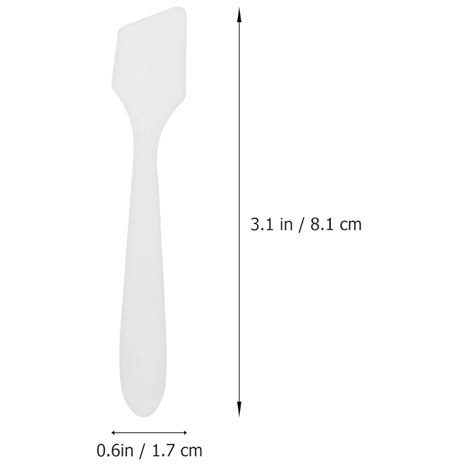 100pcs Face Cream Scoop Makeup Scoop Makeup Spoon Cosmetic Scoop Cosmetic Spatula Face Mask Scoop Face Cream Spatula-GlimoraGlow