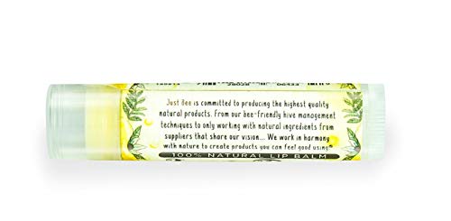 100% Natural Beeswax Lip Balm with Organic Oils (Sweet Honey, 4 pack)-GlimoraGlow