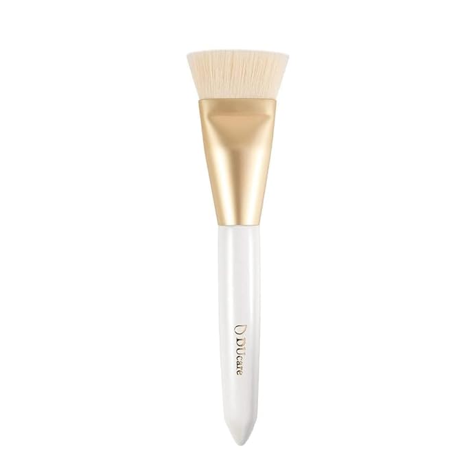DUcare Contour Brush, Flat Top & Oval Head Face Contouring Brush For Blending & Buffing, Multi-Purpose Face Makeup Brushes for Liquid Foundation/Cream/Facial Mask-GlimoraGlow
