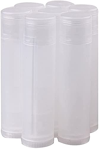100Pcs 5ML Transparent Clear Empty Lip Balm Tubes Containers-GlimoraGlow