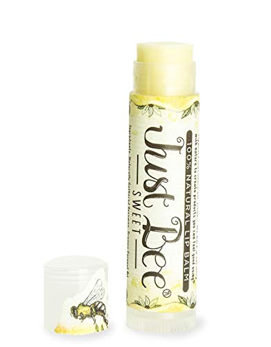 100% Natural Beeswax Lip Balm with Organic Oils (Sweet Honey, 4 pack)-GlimoraGlow