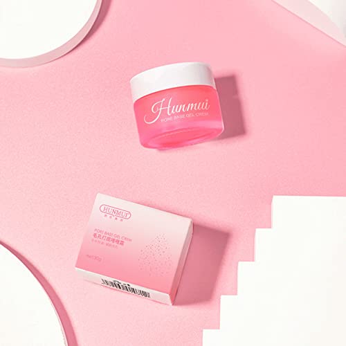 Hunmui Face Primer Pore Base Gel Cream，Magical Perfecting Base Face Primer Under Foundation Anti-Aging WrinklesShrink Pore Remove Fine LinesExfoliatingAnti-Oxidation.1Pcs-GlimoraGlow