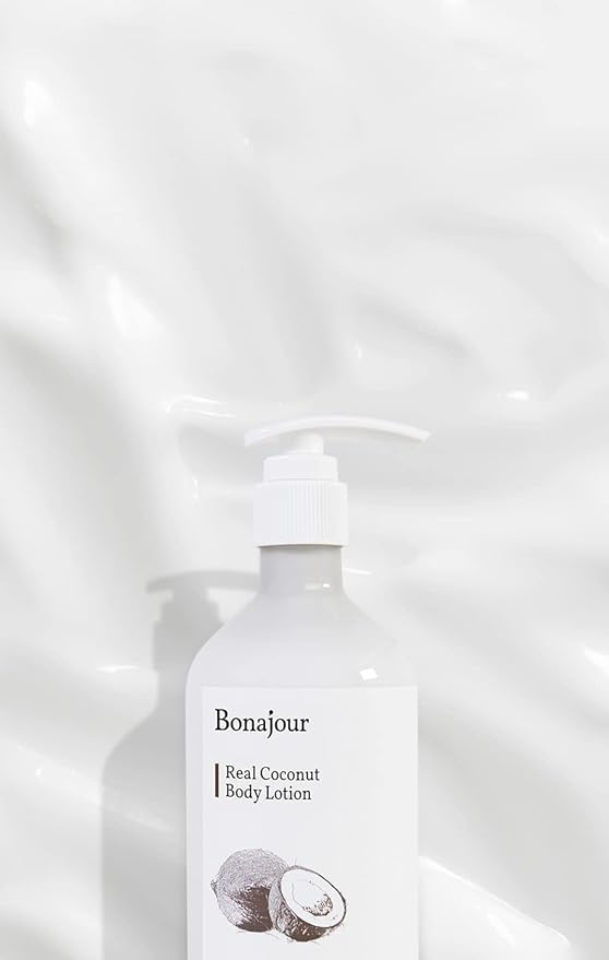 BONAJOUR] Vegan Daily Natural Coconut Oil Body Moisturizer – Treatment Healing Body Care 10.5 Fl. Oz-GlimoraGlow